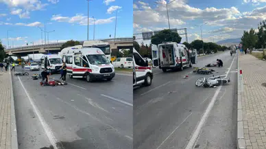 Tırın çarptığı motosikletteki 2 genç öldü