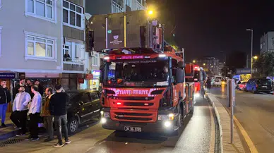 Esenler'de 5 katlı binada yangın paniği: 15 kişi dumandan etkilendi