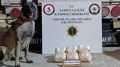 Samsun’da kamyonette uyuşturucu yakalandı