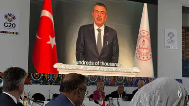 Bakan Tekin, G20 Eğitim Bakanları Toplantısı'na video mesaj gönderdi!