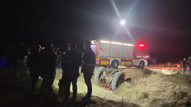 Balıkesir'de traktör devrildi: 1 ölü!