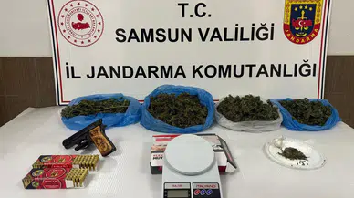 Samsun Çarşamba’da uyuşturucu ve silah operasyonları: 3 tutuklama