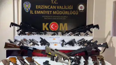 Erzincan merkezli 35 ilde silah ticareti operasyonu: 9 kişi tutuklandı