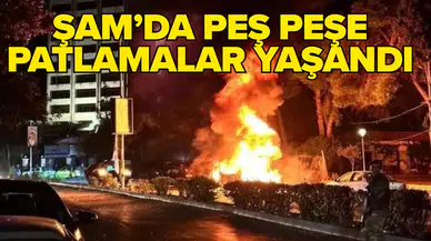 Suriye'nin başkenti Şam'da korku dolu anlar