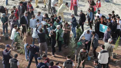 Mersin’de 11 Kasım’da 500 fidan toprakla buluştu