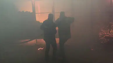 Adıyaman'da konteyner yangını!