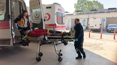 Bursa İnegöl’de kontrolden çıkan tır devrildi: Sürücü yaralandı