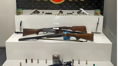Isparta’da kaçak silah operasyonu