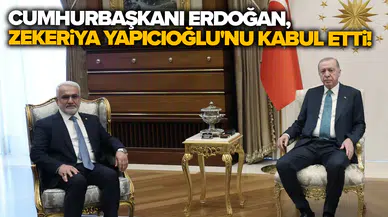 Cumhurbaşkanı Erdoğan, Zekeriya Yapıcıoğlu'nu kabul etti!