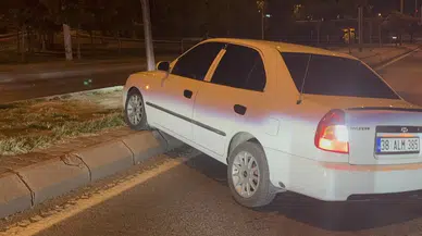 Kayseri’de alkollü sürücü direksiyon başında uyuya kaldı