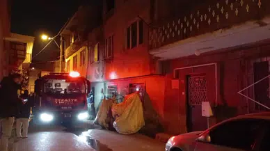 Bursa'da bir kişi evini yakarak intihar etmeye kalkıştı!