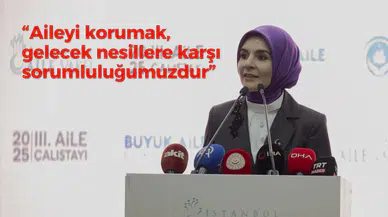 Bakan Göktaş, 3. Aile Çalıştayı'nda konuştu