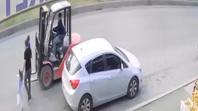 Mersin’de forklift kazası