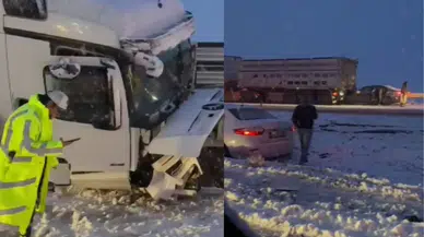 Sivas'ta kar yağışı kazaya neden oldu: 1 ölü, 5 yaralı