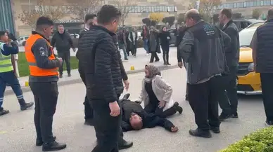 Bursa'da hastane önünde kaza!