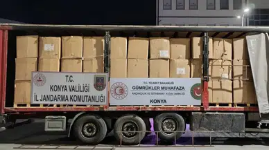Konya’da 12 ton kaçak tütün ele geçirildi