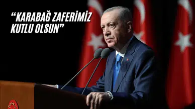 Cumhurbaşkanı Erdoğan, Karabağ Zaferi'nin 5. Yıl Dönümü Töreni'nde!