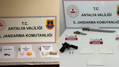 Antalya’da uyuşturucu operasyonu: Kokain ve esrar ele geçirildi