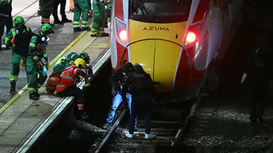 Trende dehşet: 10 yaralı