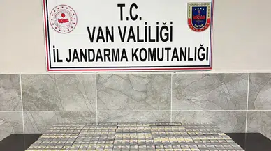 Van’da 3 bin paket kaçak sigara ele geçirildi