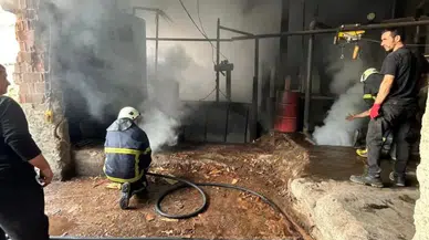 Sinop’ta sanayi sitesinde yangın!