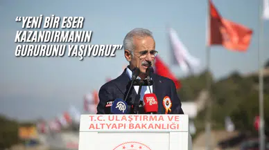 Bakan Uraloğlu Burdur-Tefenni-Çavdır yolu açılışına katıldı