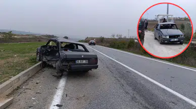 Bursa'da iki araç çarpıştı: 1 ölü, 2 yaralı