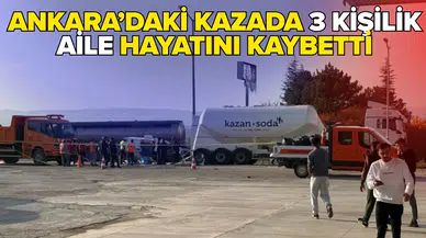 Otomobil, tır çekicisine çarptı!