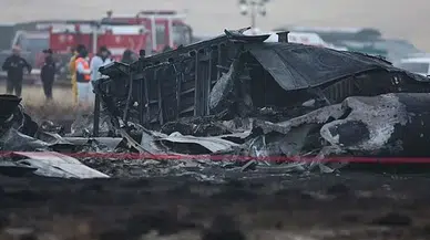 Gürcistan'da düşen uçağın kara kutusu bulundu