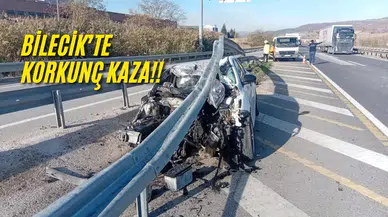 Otomobil bariyerlere çarptı: 6 kişi yaralandı!