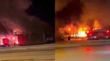 Konya'da sanayi sitesinde yangın: 9 iş yeri kullanılamaz hale geldi!