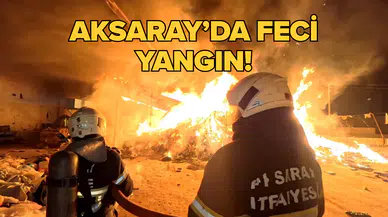 Geri dönüşüm tesisi kundaklandı!