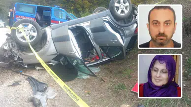 Sakarya'da araç şarampole uçtu: Anne ve oğlu hayatını kaybetti!