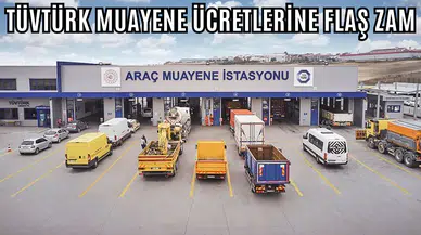 Araç muayenesine 2026 zammı