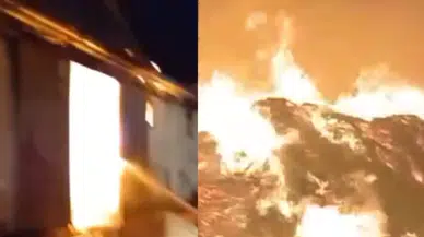 Isparta'da kereste fabrikası yandı!