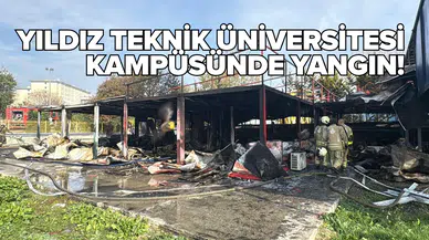 Konteynerler alev alev yandı