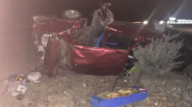 Afyonkarahisar'da takla atan Tofaş’ın sürücüsü hayatını kaybetti!