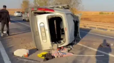 Şanlıurfa’da hafif ticari araç devrildi: 1 kişi hayatını kaybetti, 3 kişi yaralandı!