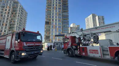 Başakşehir’de korku dolu anlar! 27 katlı binada yangın çıktı