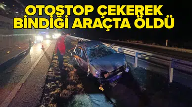 Otomobil takla attı: 1 ölü, 2 yaralı