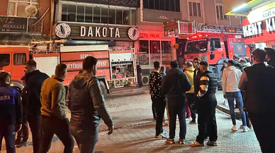 Bursa'da bir kafede pelet sobanın patlaması sonucu yangın çıktı!