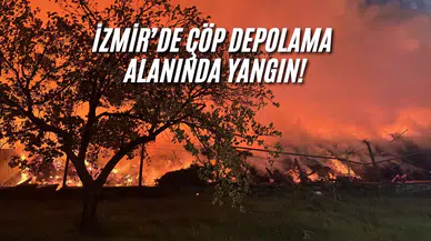 Malzemelerin tutuşmasıyla etrafı yoğun duman kapladı