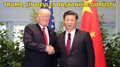 Trump, Çin Devlet Başkanı Şi ile görüştü