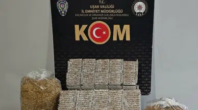Uşak’ta kaçakçılık operasyonu gerçekleşti