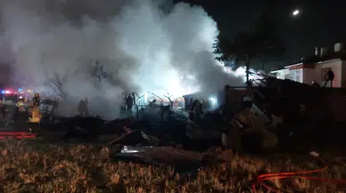 Ankara’da yangını: Zihinsel engelli üç kardeş kurtarıldı