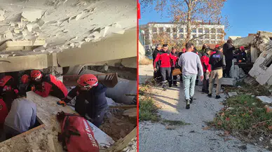 Tekirdağ’da deprem senaryolu enkaz tatbikatı