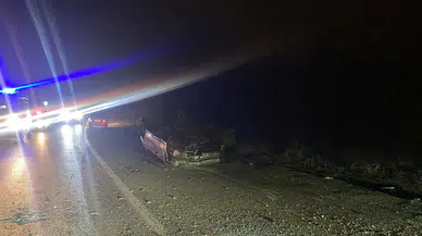 Bilecik’te alkollü sürücünün aracı takla attı: Durumu ağır