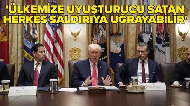 Trump, uyuşturucu şebekelerini tehdit etti