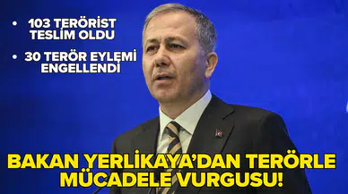 İçişleri Bakanı Yerlikaya: 30 terör eylemi engellendi