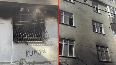 Gaziosmanpaşa'da yangın paniği: 4 katlı bina alevlere teslim oldu